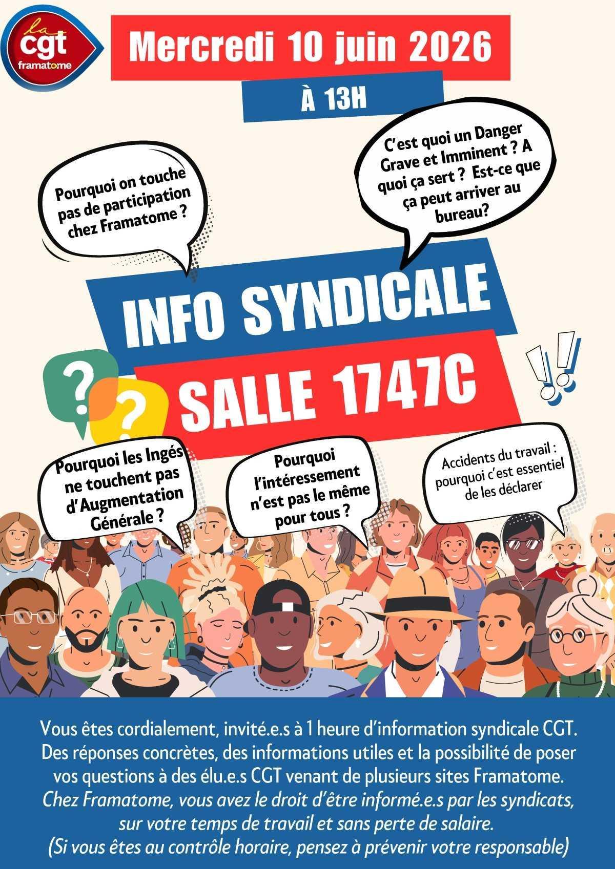 Informez-vous sur vos droits ! Rendez-vous le 10 juin à 13h en 1747C Informez-vous sur vos droits ! Rendez-vous le 10 juin à 13h en 1747C