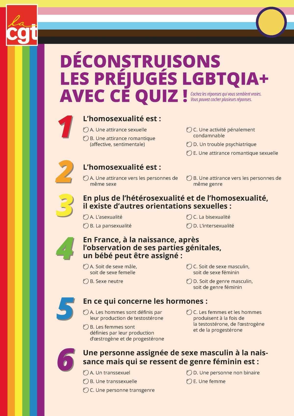 Juin, mois des fiertés: au travail et dans la vie, gagnons l'égalité!