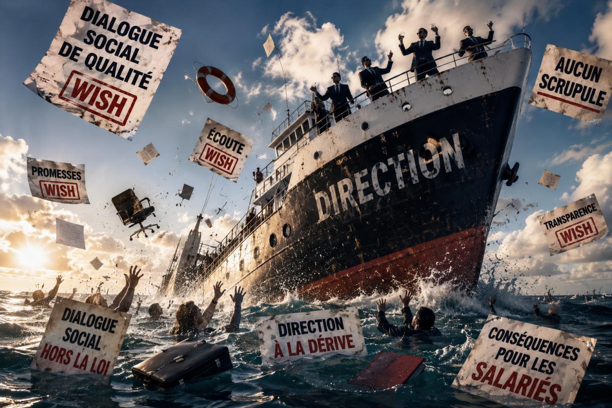 LA DIRECTION N’A AUCUNE HONTE !