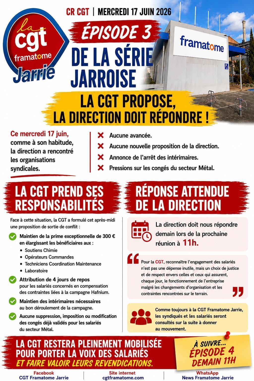 🎬 ÉPISODE 3 : La CGT propose✊