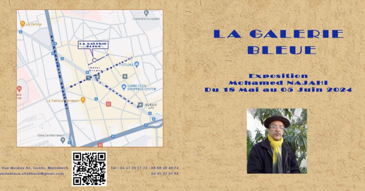 الرواق الأزرق يفتح ابوابه بمعرض للفنان التشكيلي محمد النجاحي الرواق الأزرق يفتح ابوابه بمعرض للفنان التشكيلي محمد النجاحي