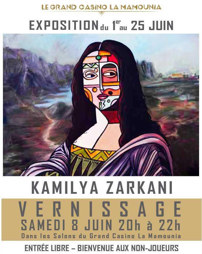 Parcours et Couleurs de Kamilya Zarkani au Casino la Mamounia Parcours et Couleurs de Kamilya Zarkani au Casino la Mamounia