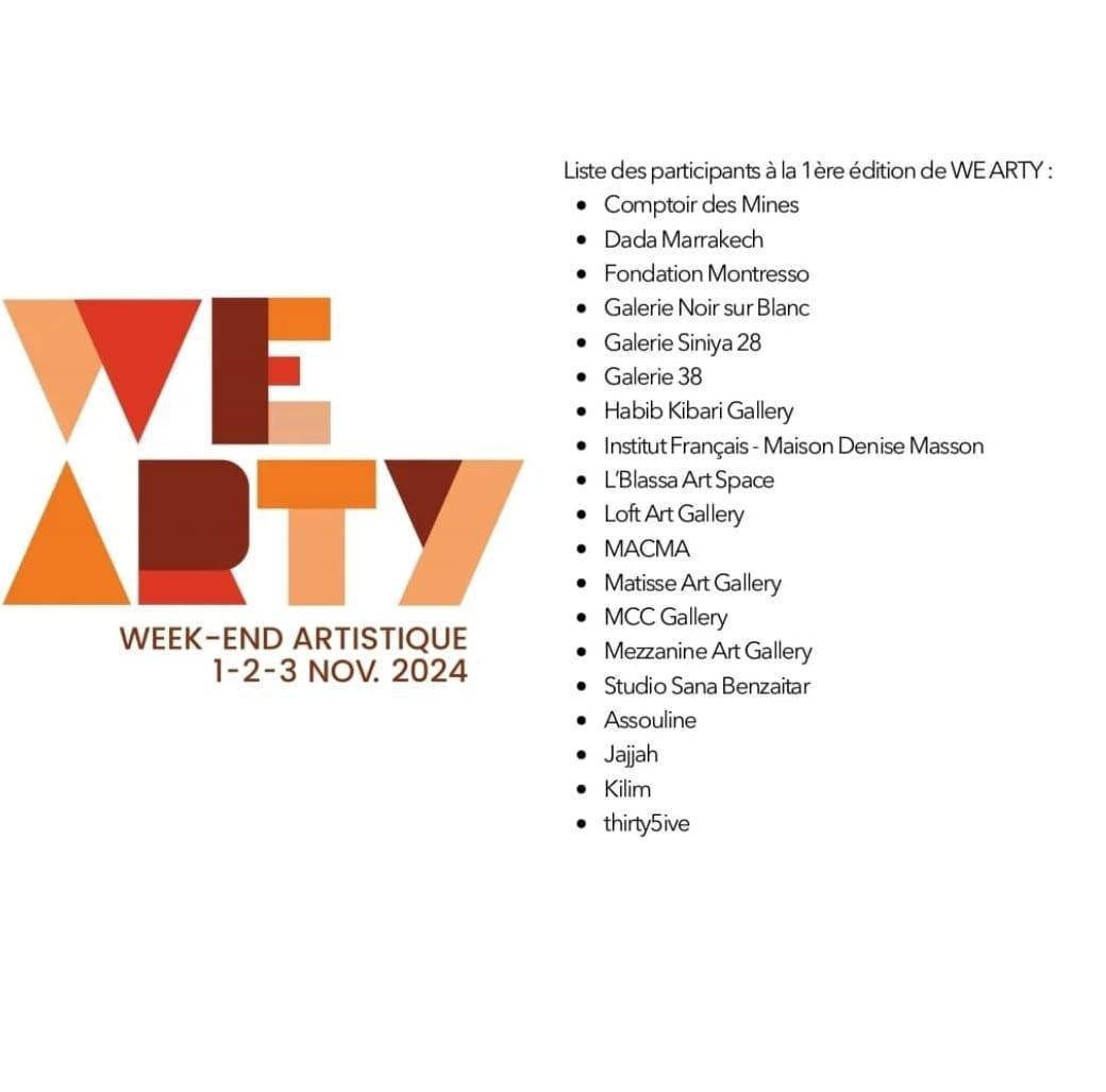 1ère édition de We Arty 2024 à Marrakech 1ère édition de We Arty 2024 à Marrakech