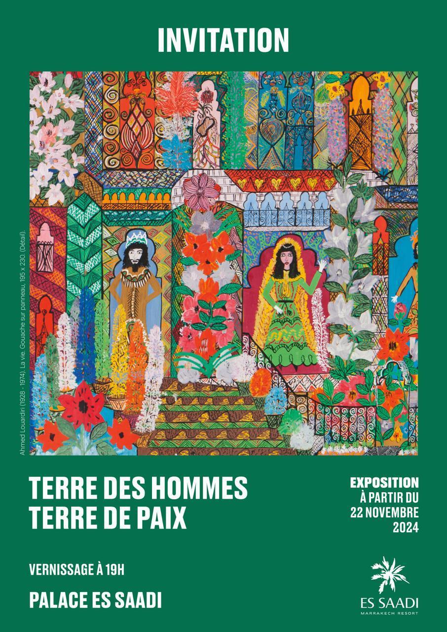 Exposition Terre des hommes, terre de paix au Palace Es Saadi