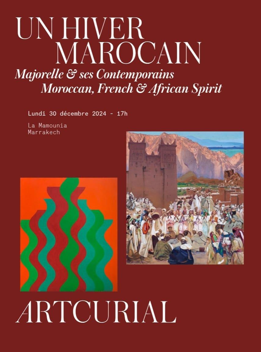 Majorelle & ses contemporains fête l'Hiver Marocain à la vente aux enchères d'Arcurial Maroc