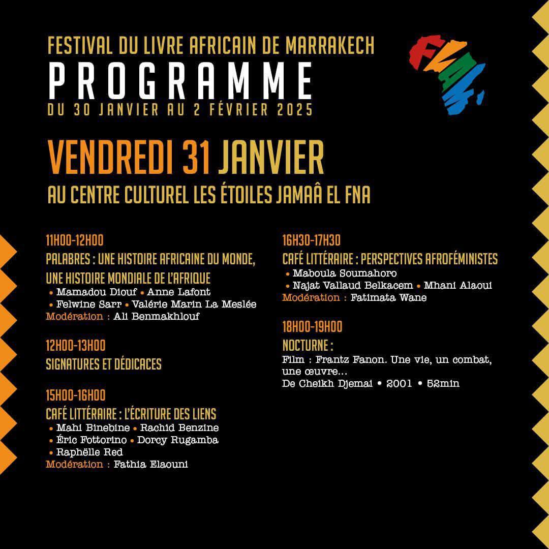 Le Festival du Livre Africain de Marrakech - FLAM C’est parti !! Le Festival du Livre Africain de Marrakech - FLAM C’est parti !!