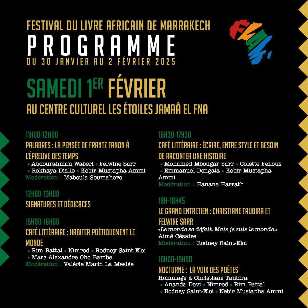 Le Festival du Livre Africain de Marrakech - FLAM C’est parti !!