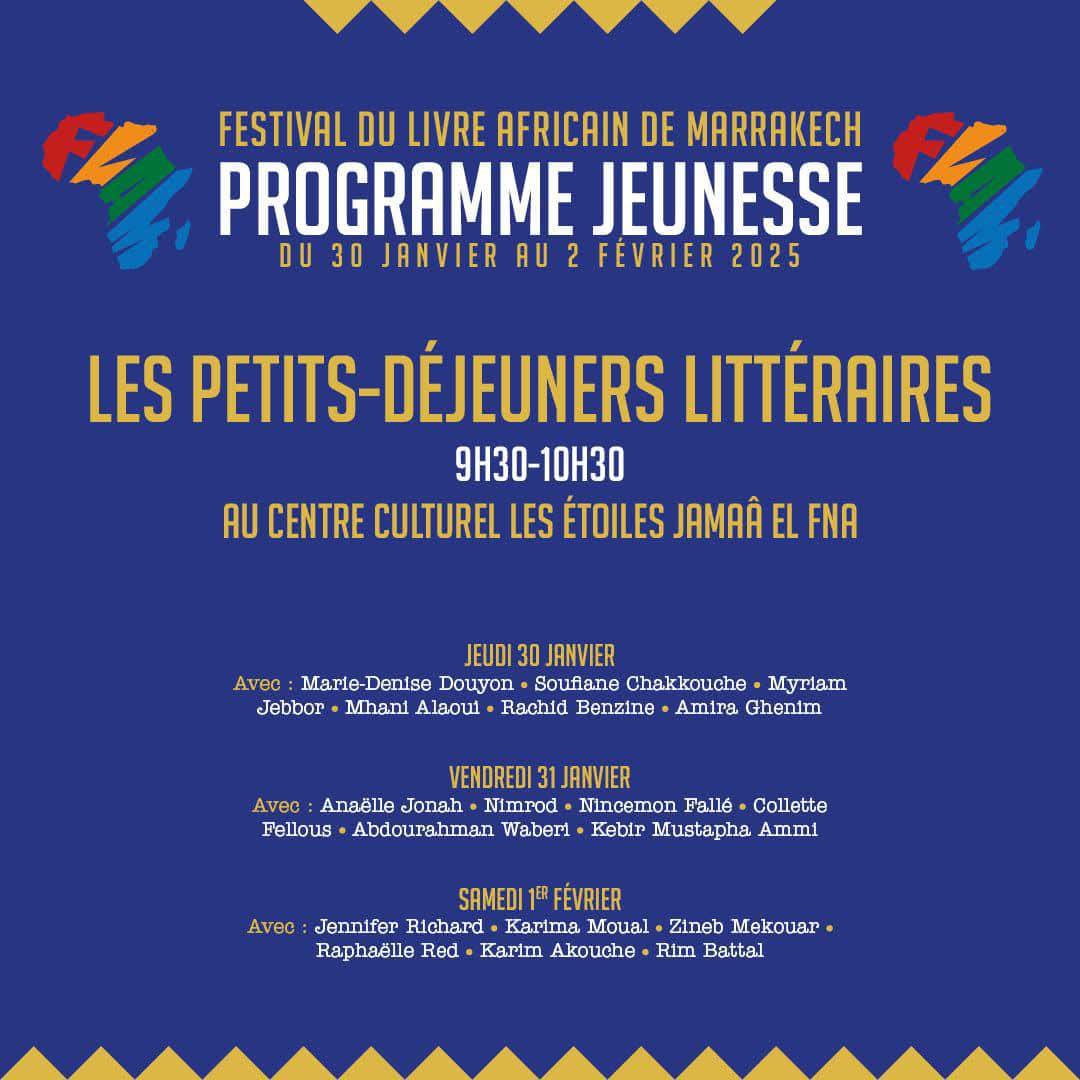 Le Festival du Livre Africain de Marrakech - FLAM C’est parti !! Le Festival du Livre Africain de Marrakech - FLAM C’est parti !!