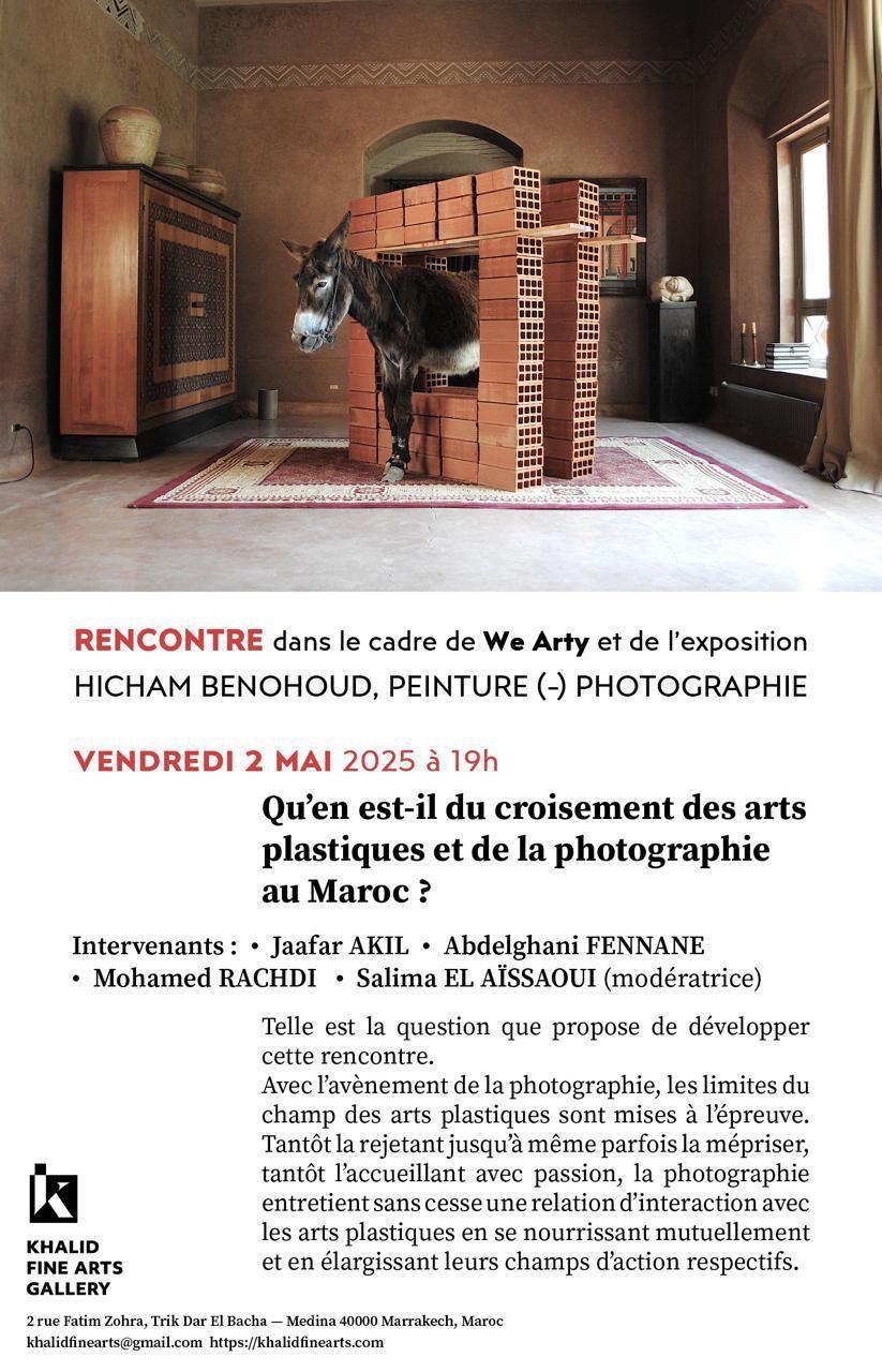 RENCONTRE-DEBAT *Qu’en est-il du croisement des arts plastiques et de la photographie au Maroc ?
