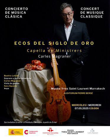 Echos du Siècle d’Or – Hommage musical à Miguel de Cervantes Capella de Ministrers en concert à Marrakech