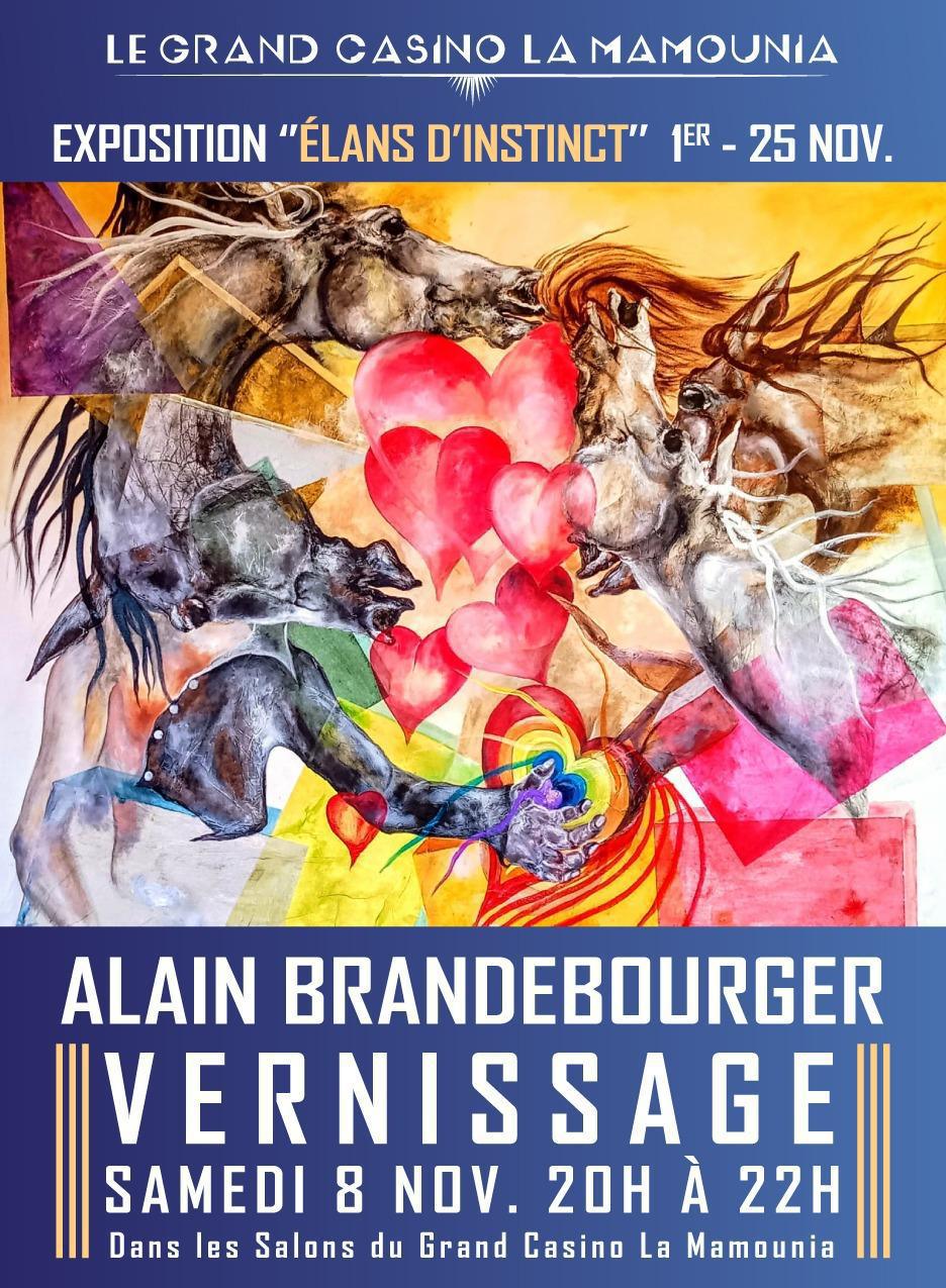 ÉLANS D’INSTINT de Alain Brandebourger au casino la Mamounia ÉLANS D’INSTINT de Alain Brandebourger au casino la Mamounia