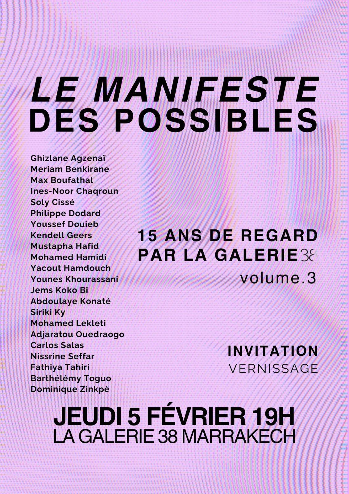  VERNISSAGES À LA GALERIE 38 MARRAKECH EN MARGE DU 1-54 