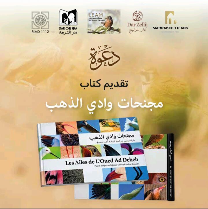 تقديم كتاب: " مجنحات وادي الذهب" بفضاء دار الشريفة بمراكش تقديم كتاب: " مجنحات وادي الذهب" بفضاء دار الشريفة بمراكش