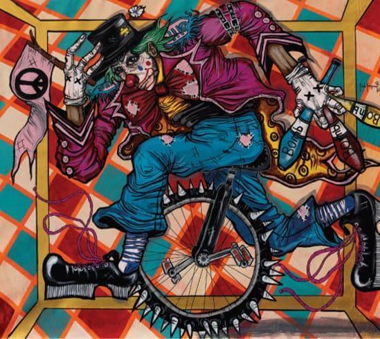 THE CLOWN de Reda Kanzaoui à la Galerie Khalid Fine Arts Majorelle à Marrakech THE CLOWN de Reda Kanzaoui à la Galerie Khalid Fine Arts Majorelle à Marrakech