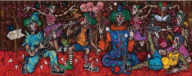 THE CLOWN de Reda Kanzaoui à la Galerie Khalid Fine Arts Majorelle à Marrakech THE CLOWN de Reda Kanzaoui à la Galerie Khalid Fine Arts Majorelle à Marrakech
