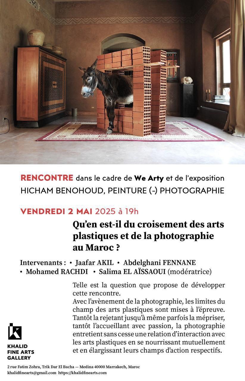 RENCONTRE-DEBAT *Qu’en est-il du croisement des arts plastiques et de la photographie au Maroc ?