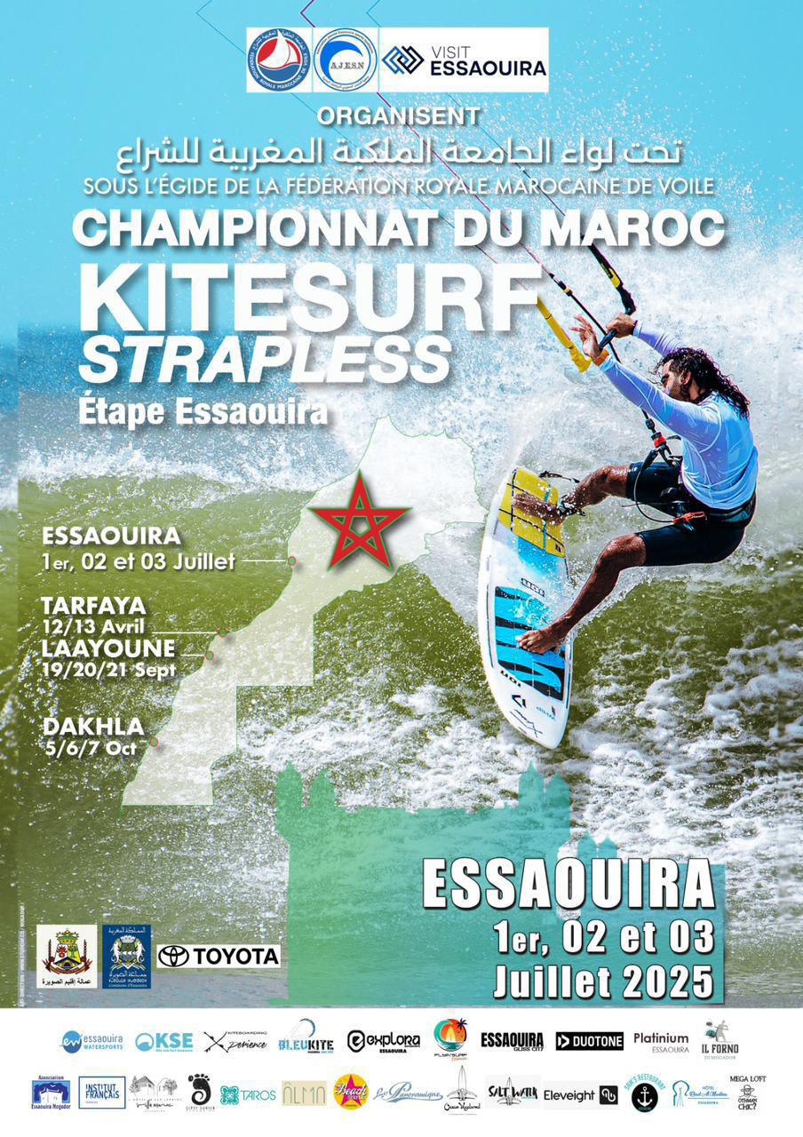Kitessurf Sturpless championnat du Maroc