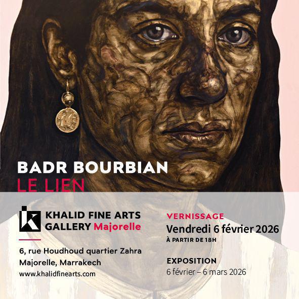 Badr Bourbian expose à Khalif fine arts Majorelle