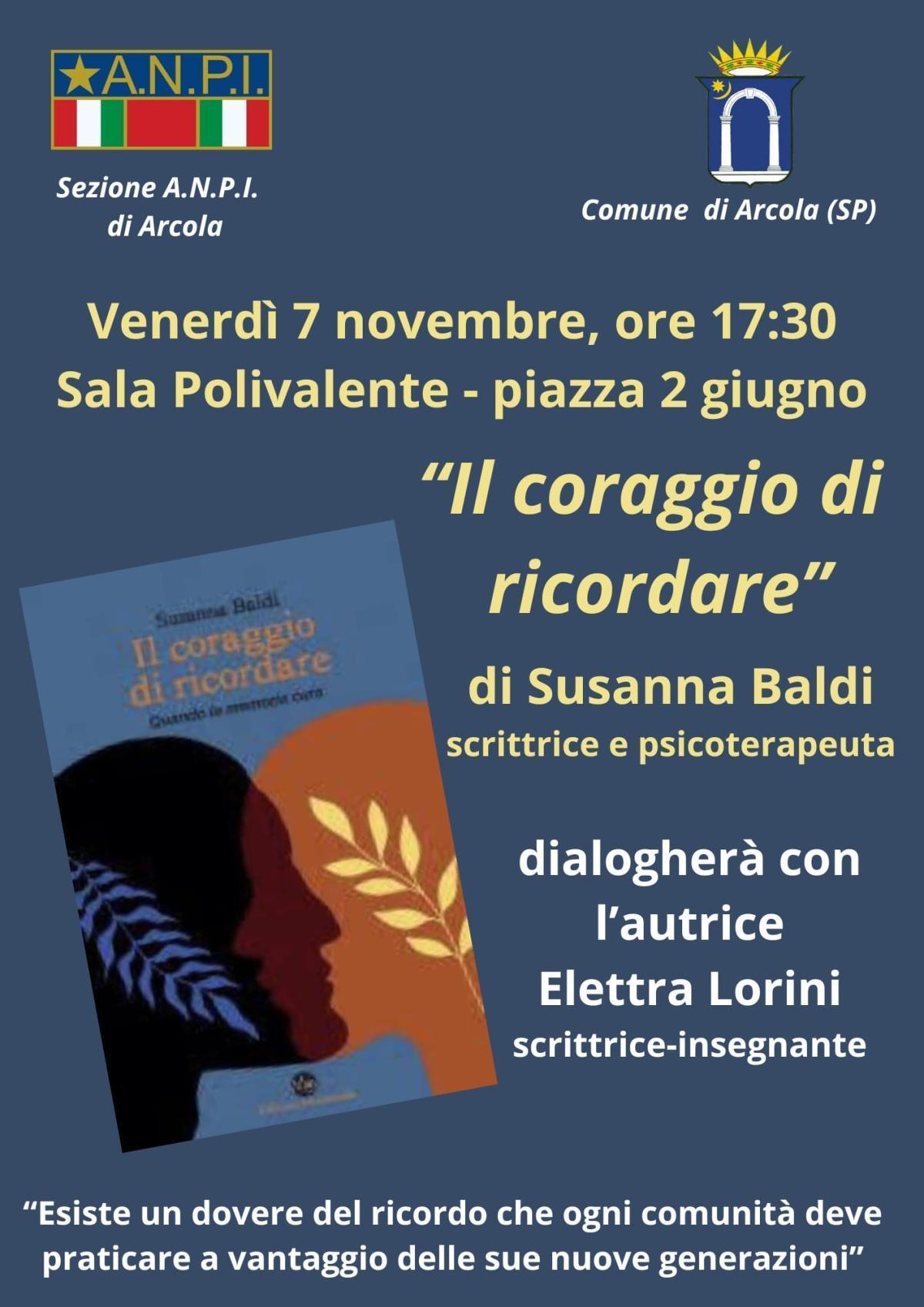 Presentazione del libro “Il coraggio di ricordare” (inizio ore 17:30) Presentazione del libro “Il coraggio di ricordare” (inizio ore 17:30)