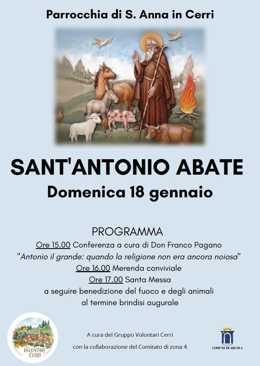 Sant'Antonio Abate (dalle ore 15.00)