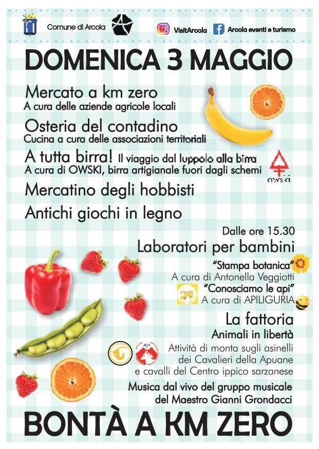 BONTÀ A KM ZERO torna ad Arcola! (Dalle ore 12.00 fino all’aperitivo)