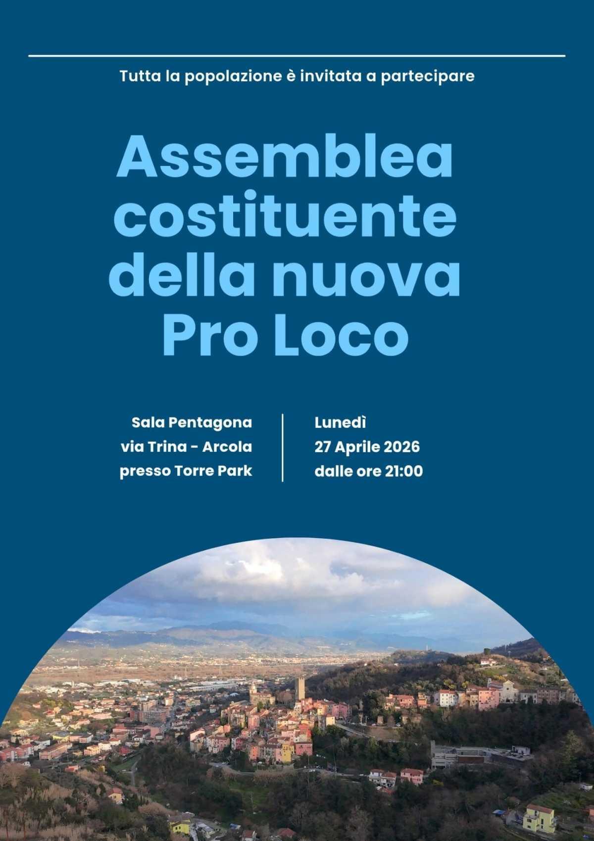 Assemblea Costituente della Nuova Pro Loco (Inizio ore 21:00)