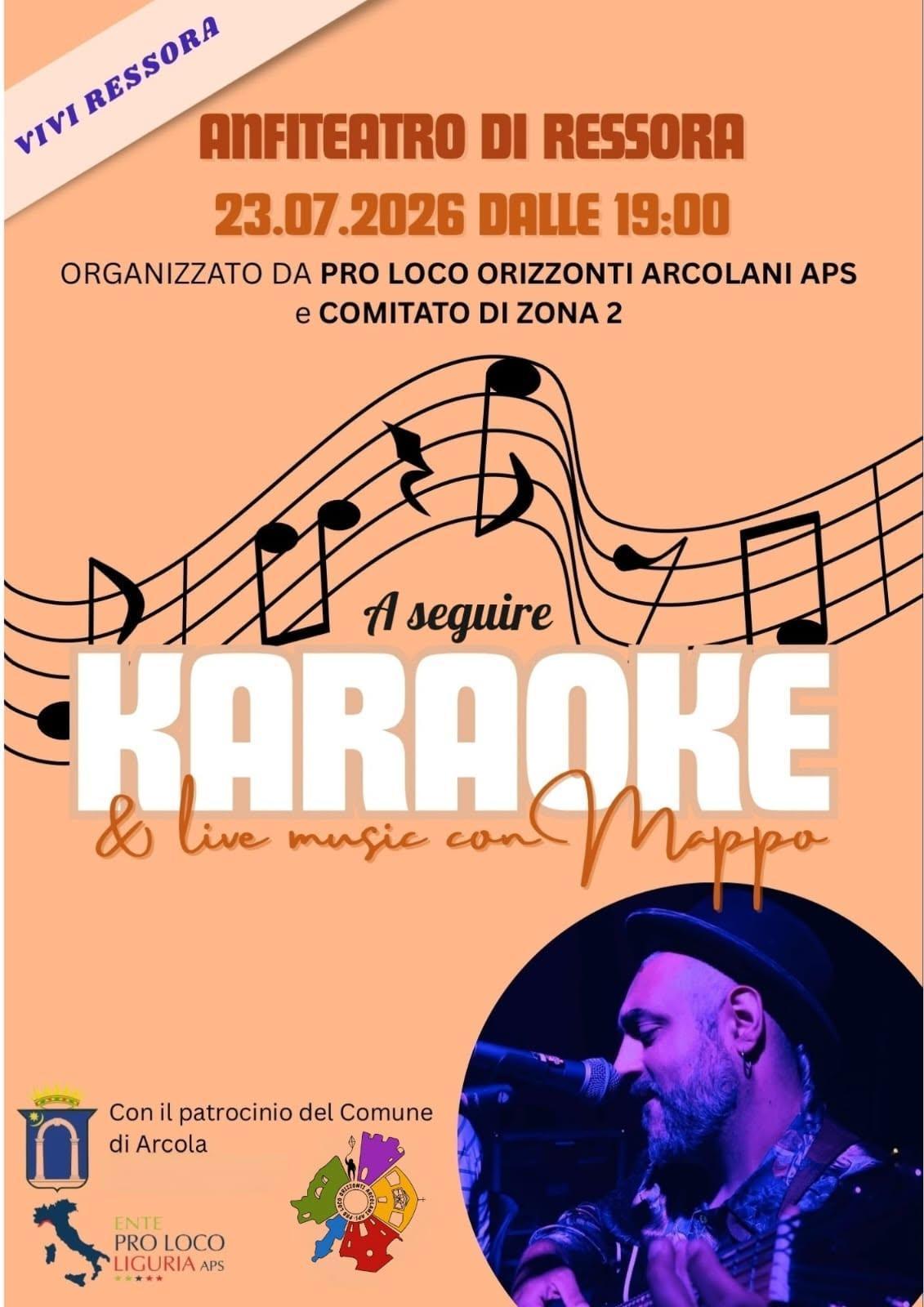 Vivi Ressora - Karaoke & Live Music con Mappo (Inizio ore 19.00)