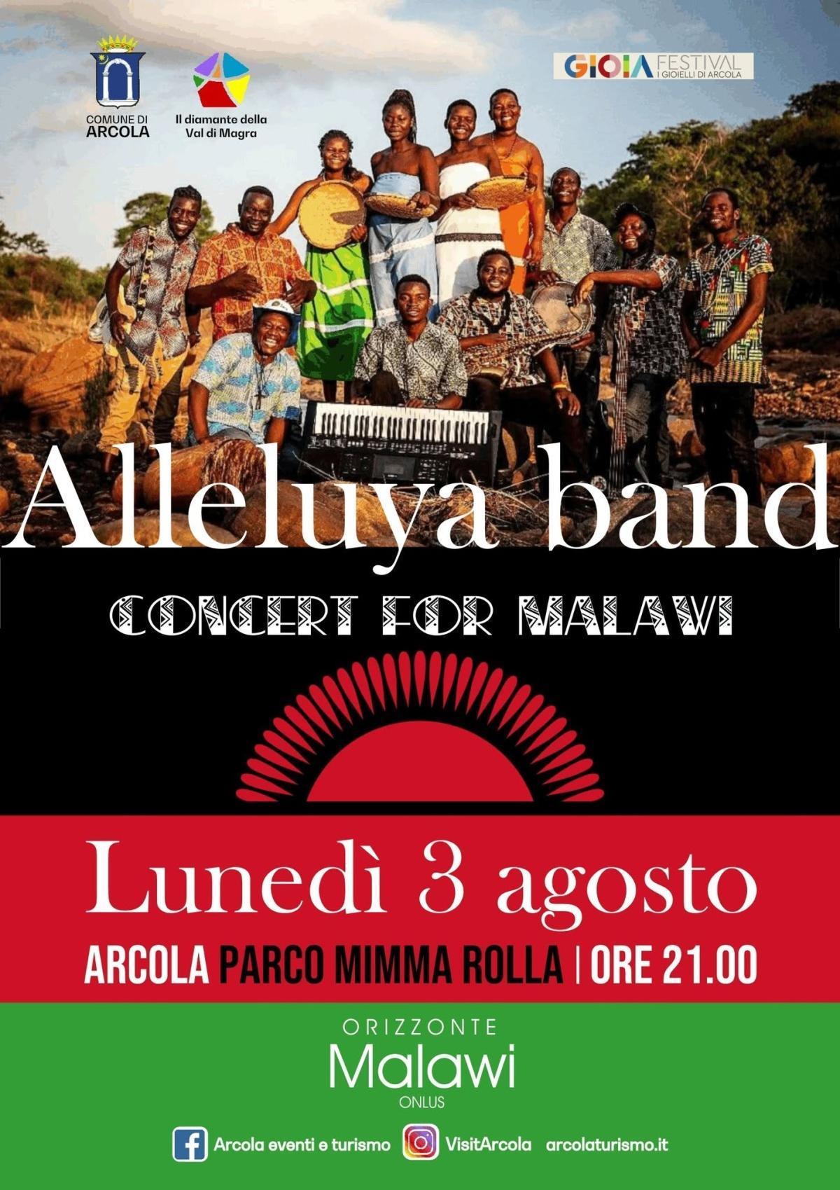 Alleluya Band - Concert For Malawi (Inizio ore 21.00)