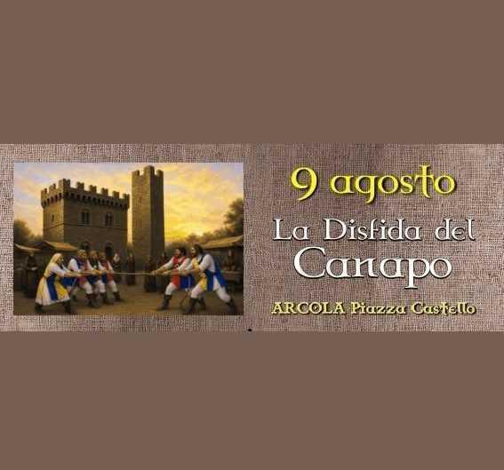 La Disfida del Canapo (ritrovo sfidanti e contrade ore 18.00) Sfilata verso Piazza Castello