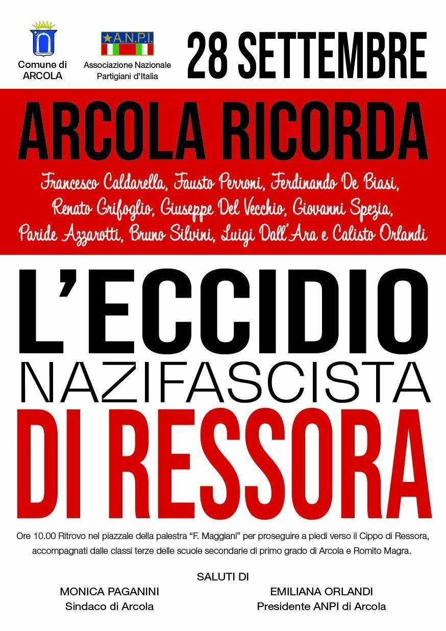 Commemorazione dell’eccidio di Ressora (inizio ore 10.00)