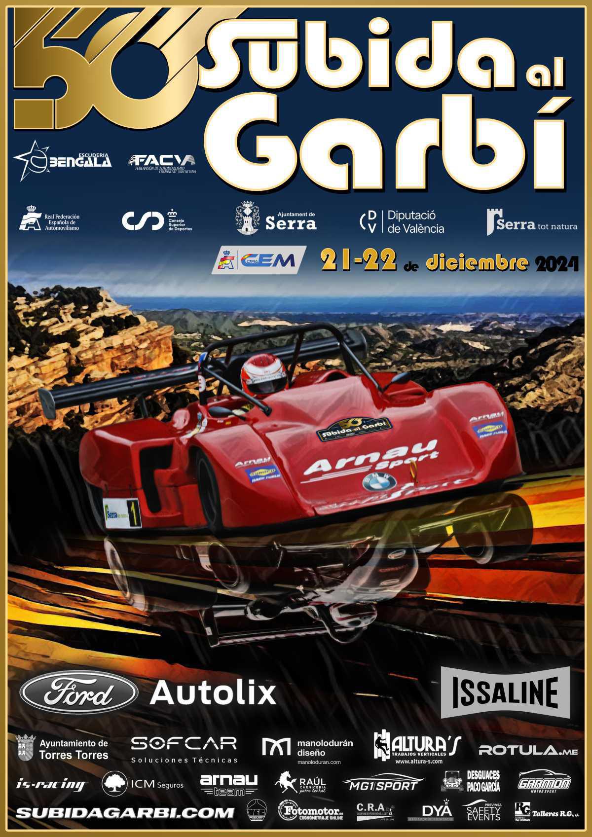 Se presenta el Cartel Oficial de la 50ª Subida al Garbí Se presenta el Cartel Oficial de la 50ª Subida al Garbí
