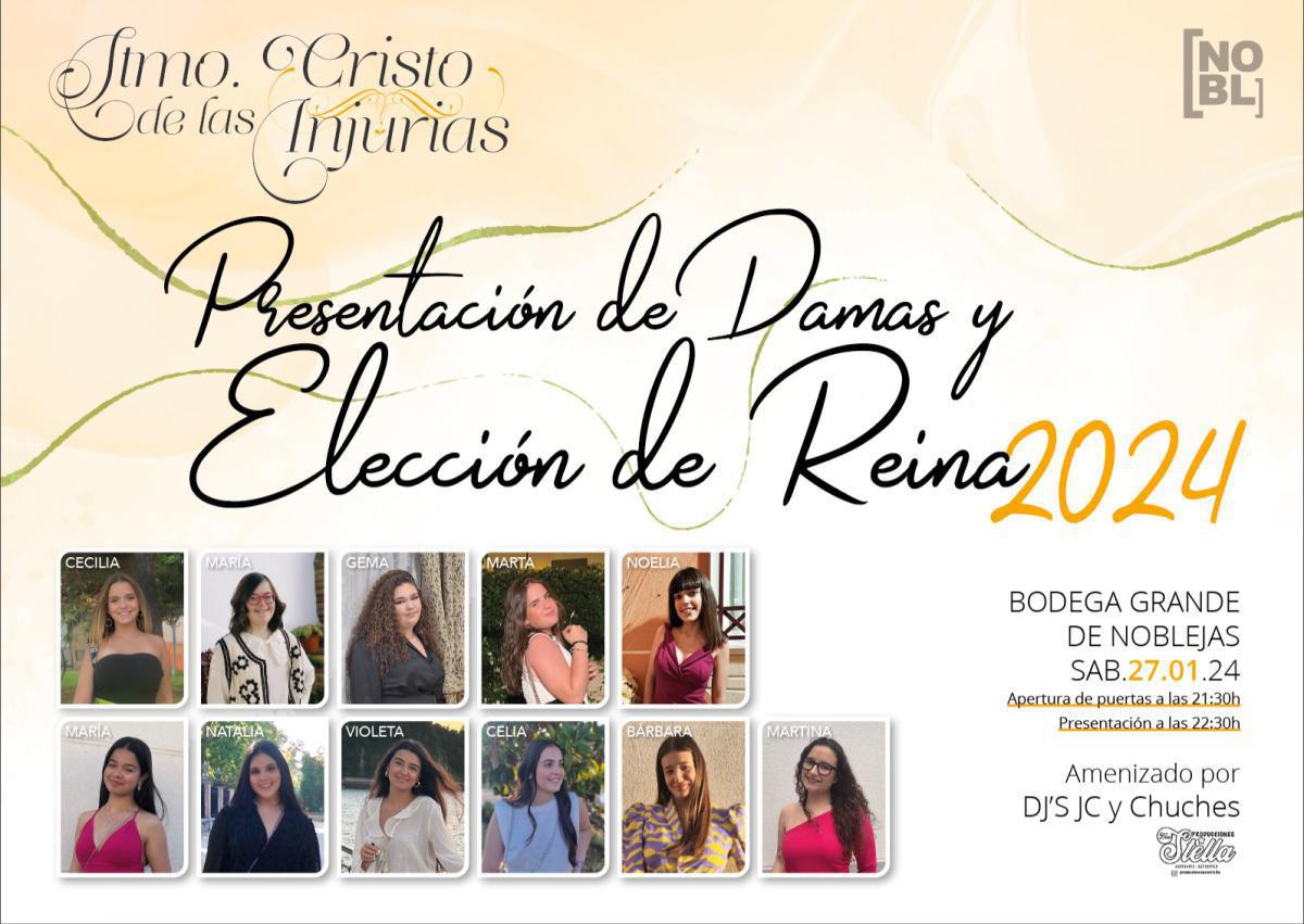 Presentación de Damas y Elección de Reina 2024 Presentación de Damas y Elección de Reina 2024