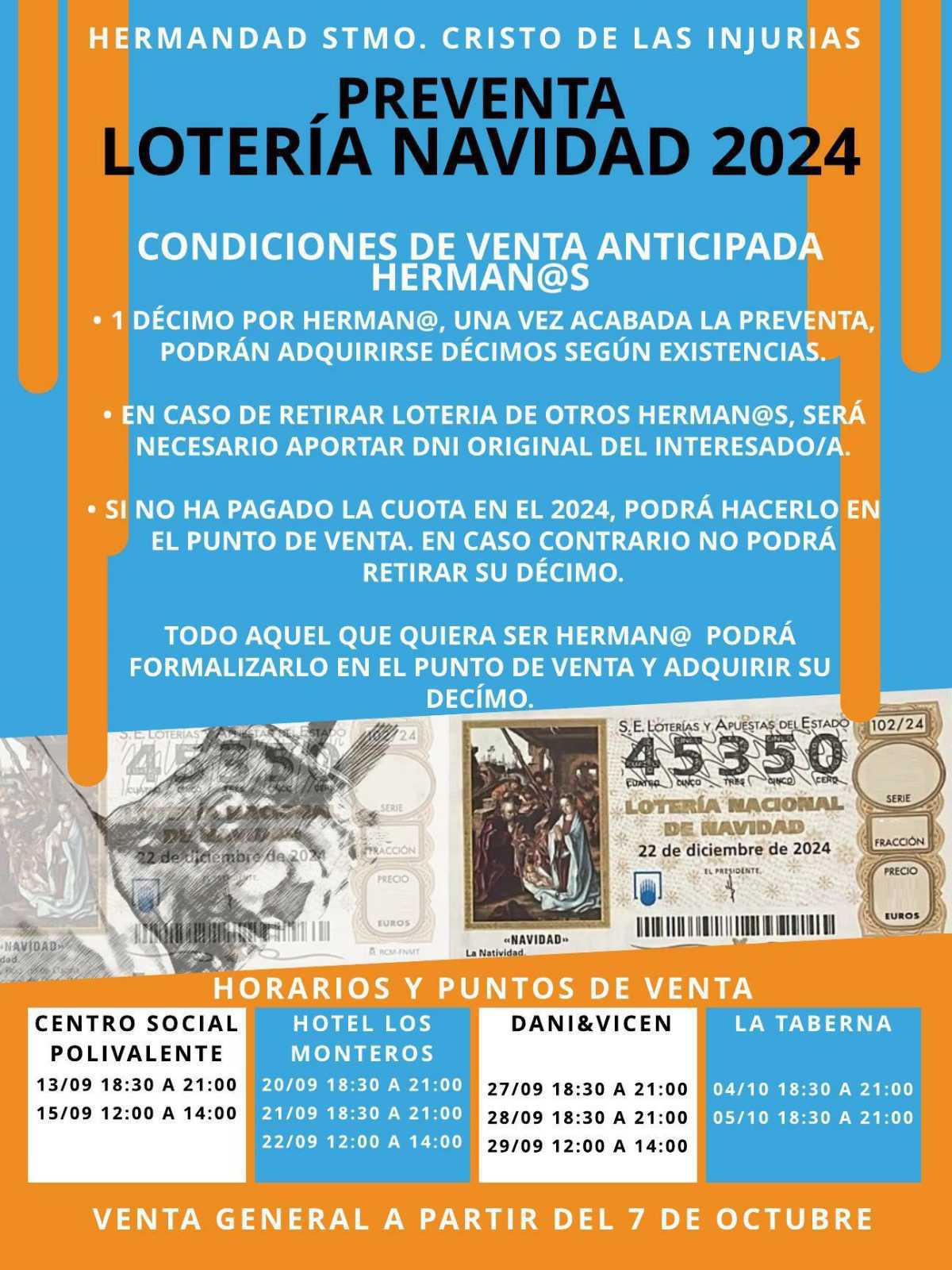 Preventa lotería Navidad 2024