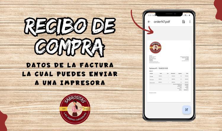 Video #5: Como imprimir un recibo de compra
