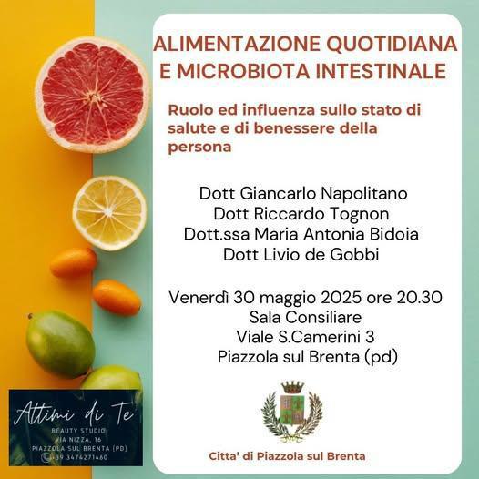 Alimentazione Quotidiana e Microbiota Intestinale (inizio ore 20.30)