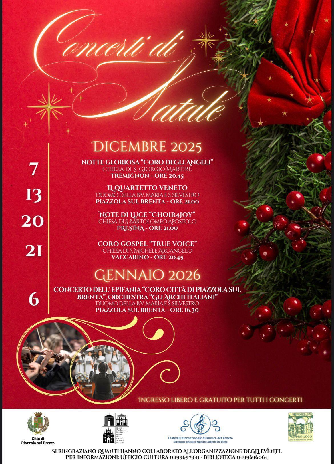 "Concerto di Natale" (inizio ore 20.45)