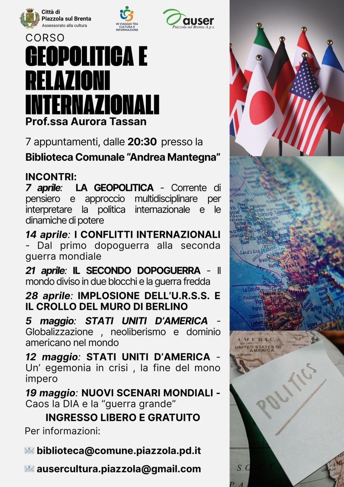 Nuovi Scenari Mondiali (dalle ore 20.30)