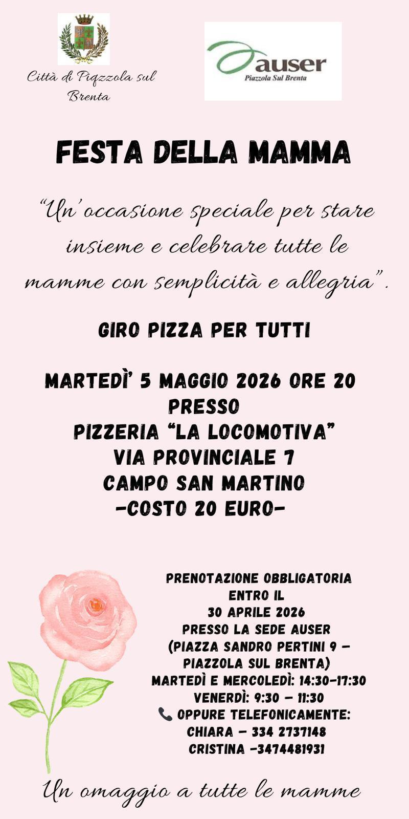 Festa della Mamma (inizio ore 20.00)