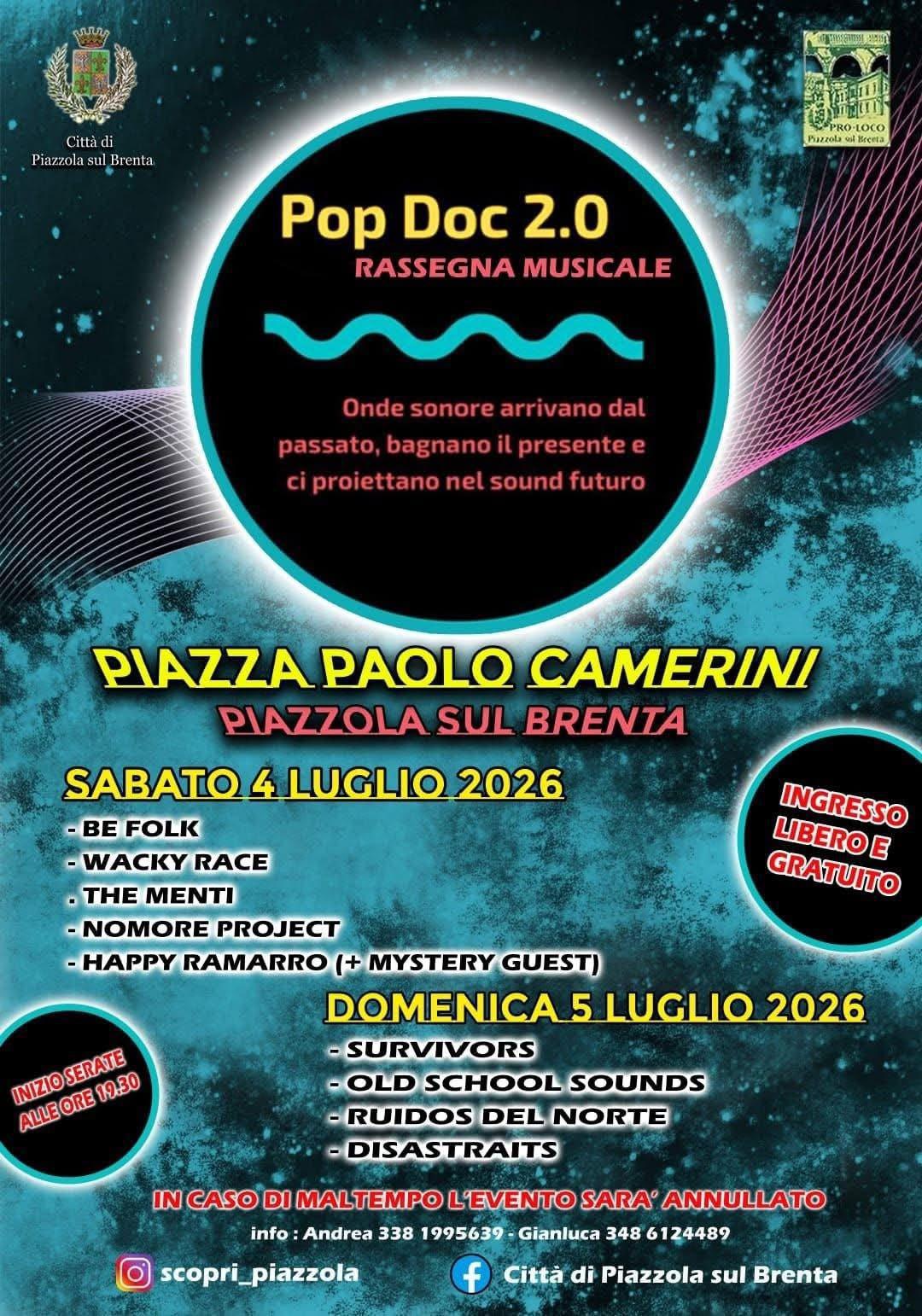 Pop Doc 2.0 (inizio ore 19.30)