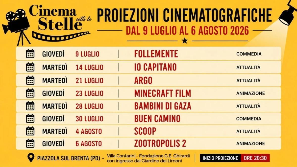 "BUEN CAMINO" - Cinema sotto le Stelle (start h. 20:30)