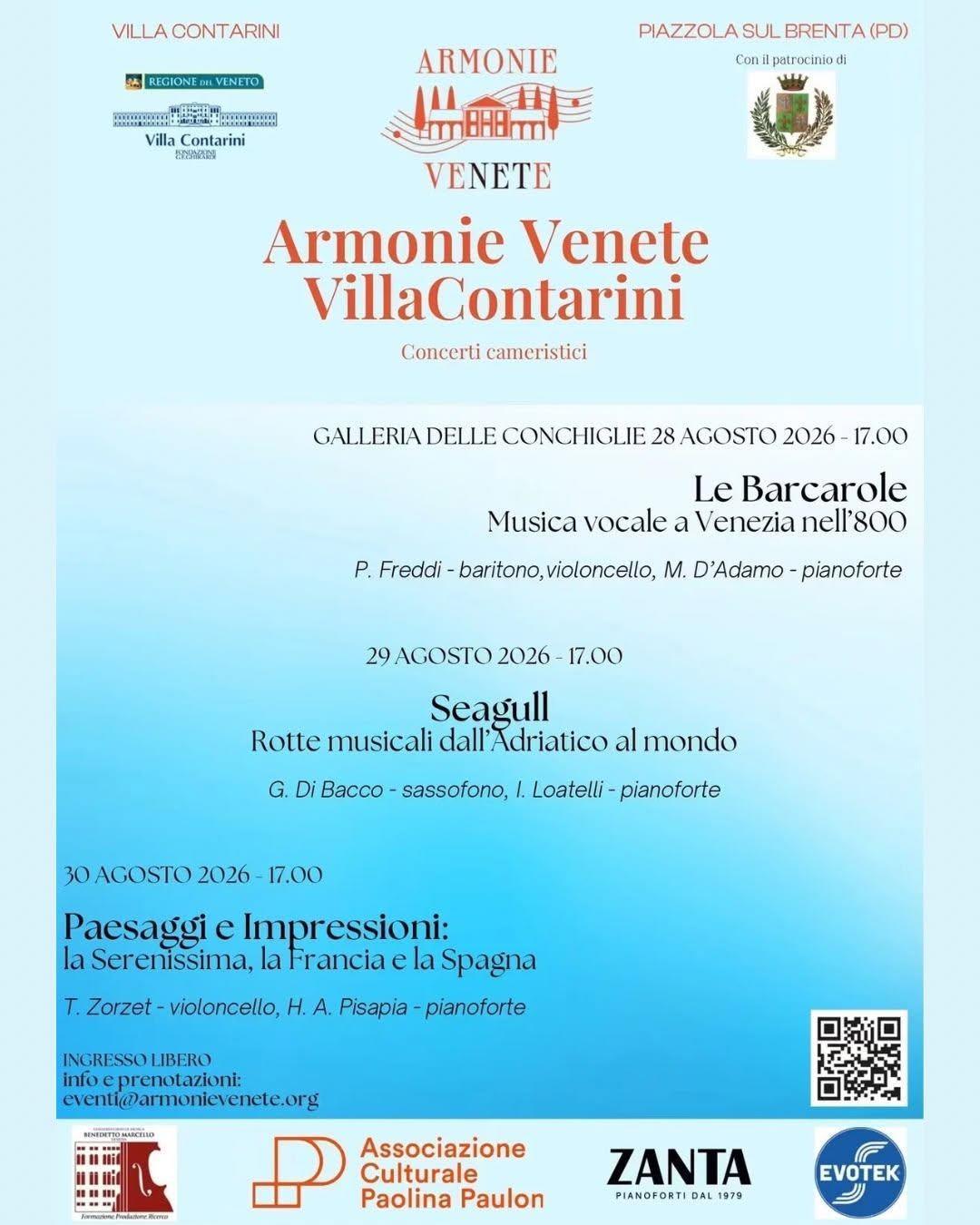 Armonie Venete - Paesaggi e Impressioni (inizio ore 17:00)