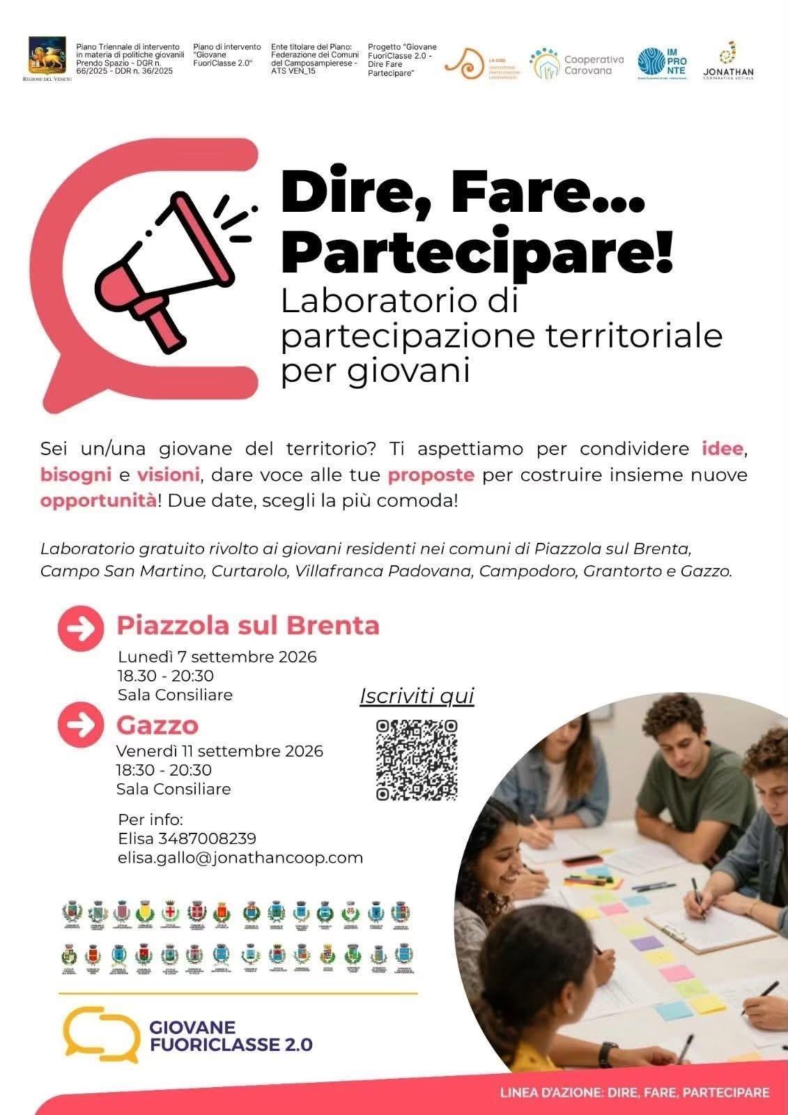 Dire, Fare... Partecipare! (inizio ore 18:30)