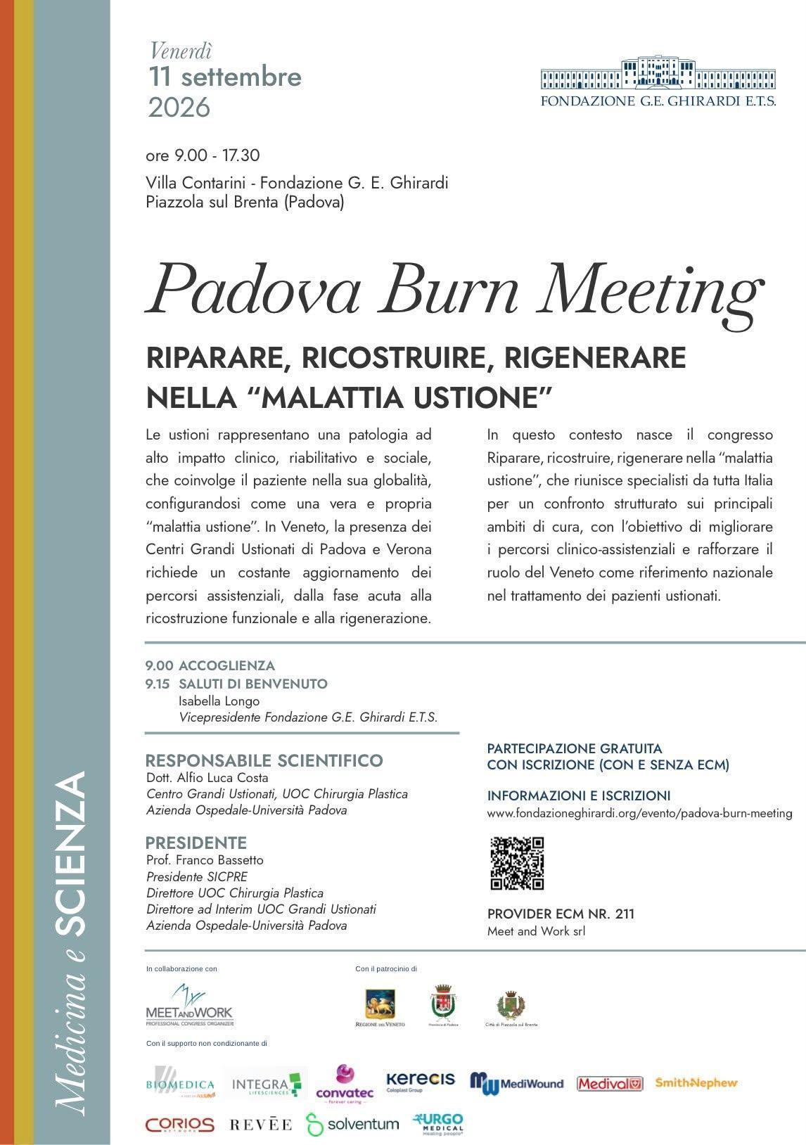 Padova Burn Meeting (inizio ore 9.00)