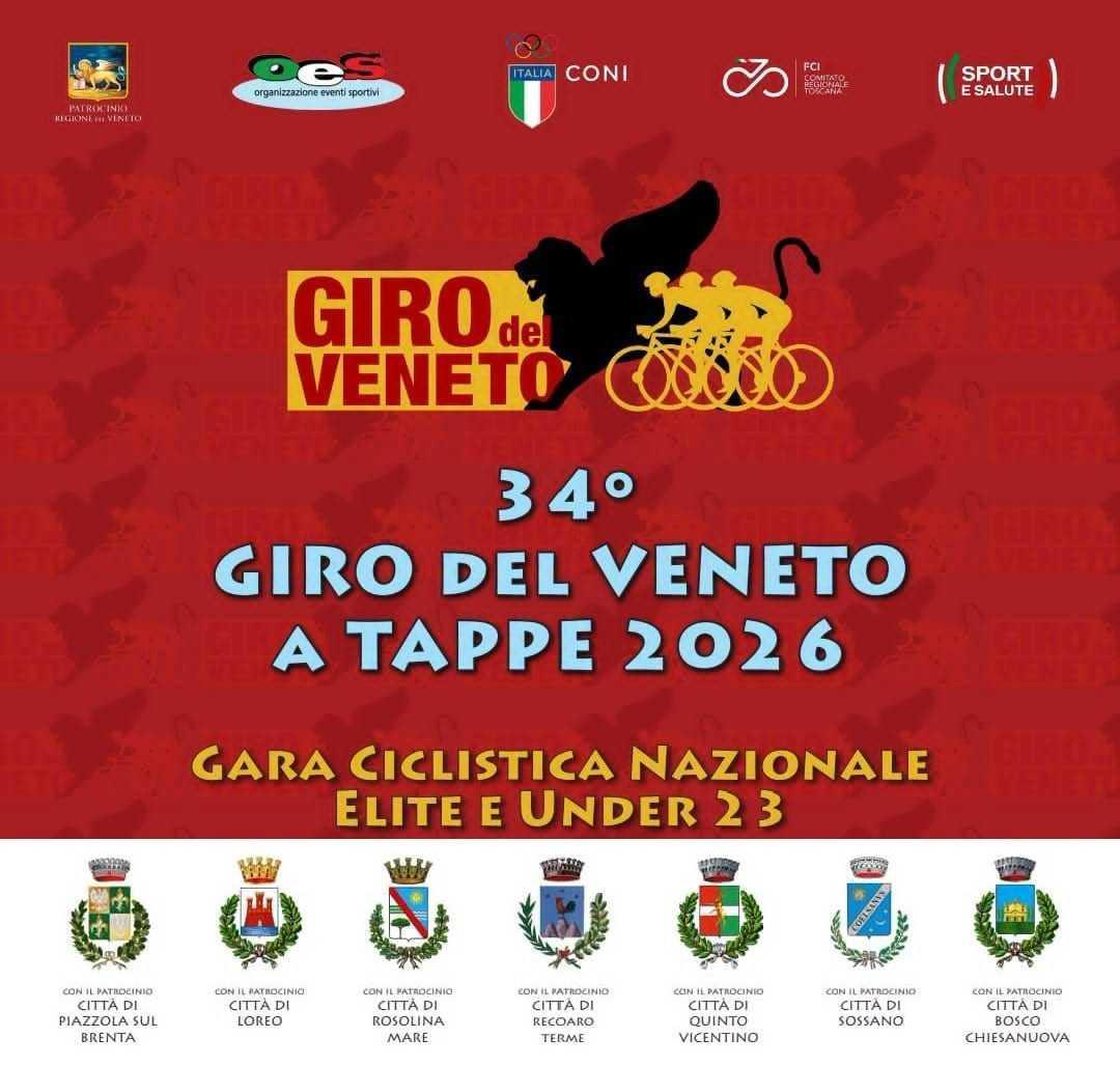 Giro del Veneto Elite-Under 23 - 34ª Edizione (Partenza 1° atleta: ore 16:00)