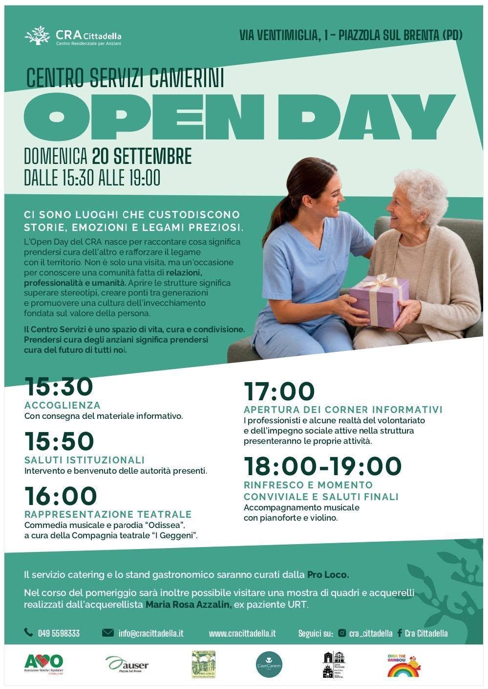 Open Day CRA (Dalle 15.30 alle 19.00)