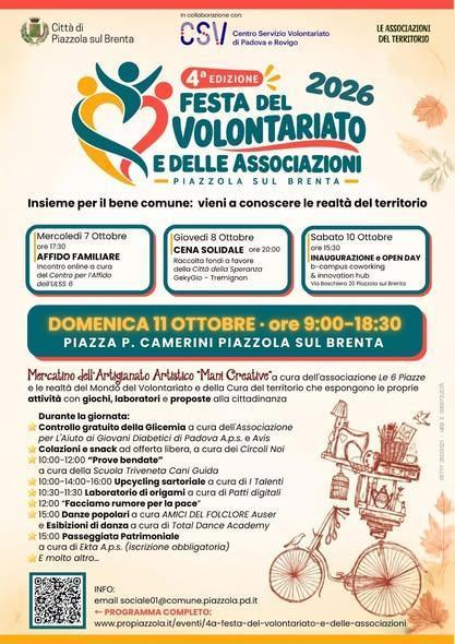 Affido Familiare, incontro online - Festa del Volontariato e delle Associazioni (Dalle ore 17:30)