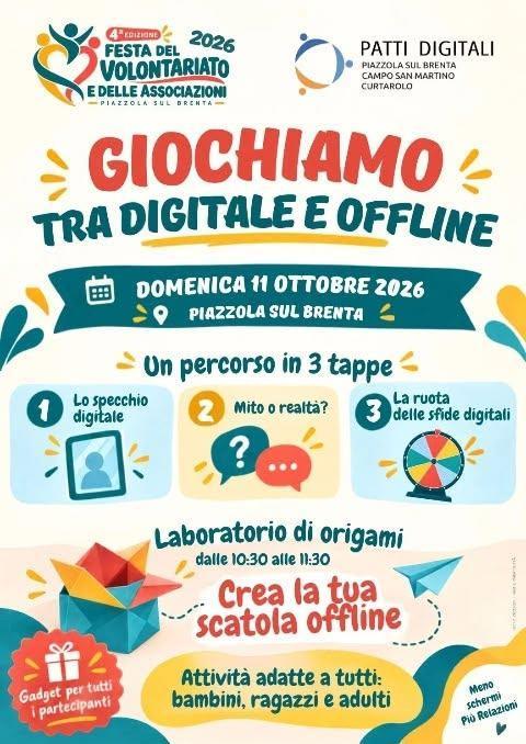 Giochiamo tra digitale e offline - Laboratorio di origami - Festa del Volontariato e delle Associazioni (Ore 10:30-11:30)