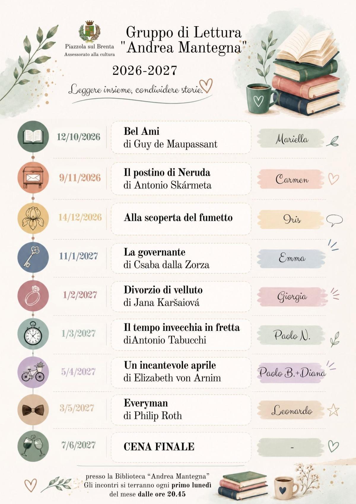 Gruppo di Lettura - "La Governante" (Inizio ore 20:45)