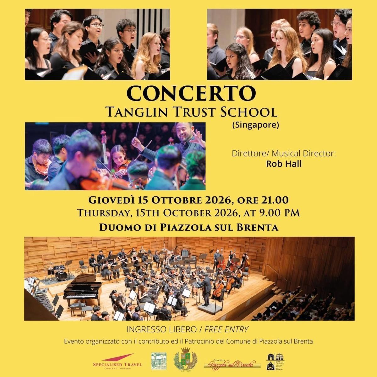 Concerto Tanglin Trust School (Singapore) (Inizio ore 21.00)