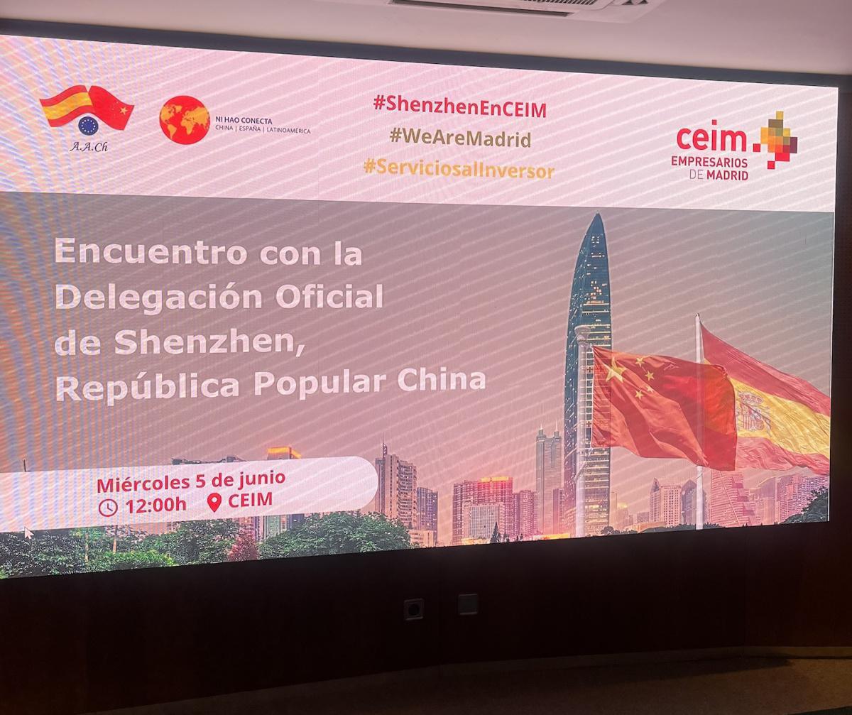 El vicealcalde de Shenzhen, tercera potencia de China, visita Madrid para fortalecer lazos entre ambas ciudades 